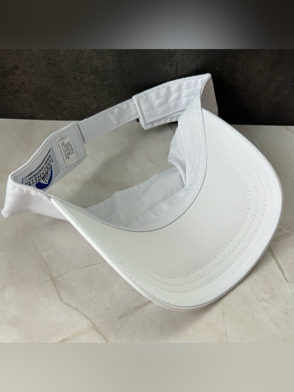 Fahrenheit White Visor Hat - Picture 4 of 4